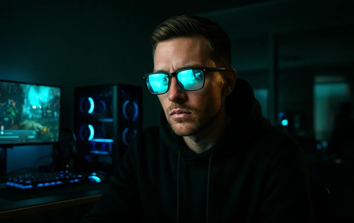 Bryan Gaillot dans son studio