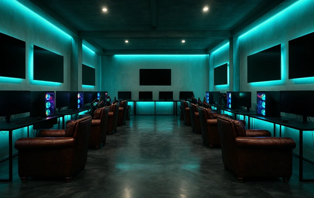 L'espace physique Game Lounge Zone