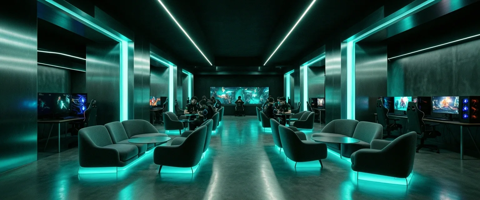 Vue immersive du lounge