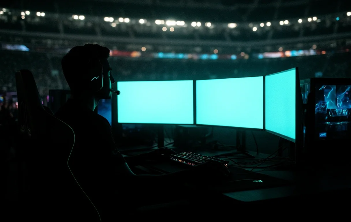 Ambiance compétition e-sport